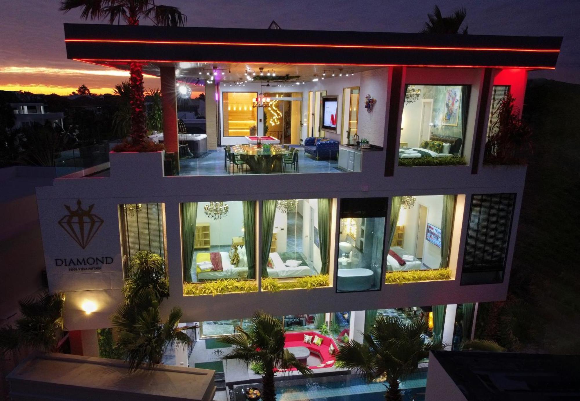 Grand Party Pool Villa Джомтиен Бийч Екстериор снимка